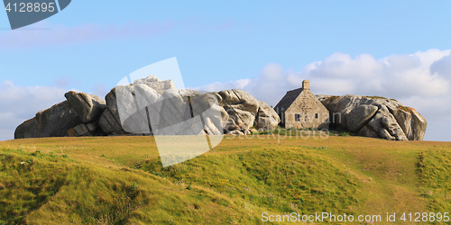 Image of The little house inside the rocks