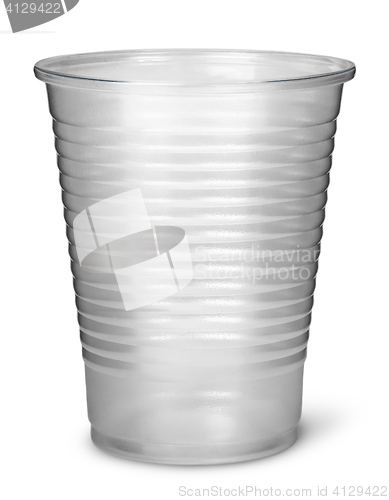 Image of Single plastic cup vertically