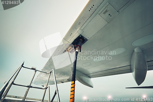 Image of Refueling the aircraft