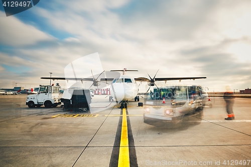 Image of Preparation of the airplane