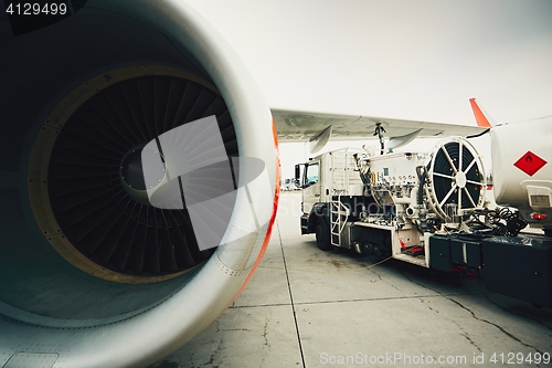 Image of Refueling the aircraft