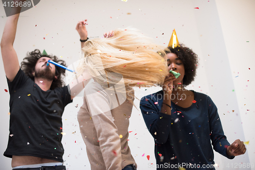 Image of confetti party