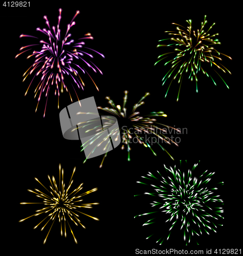 Image of Collection five holiday Fireworks