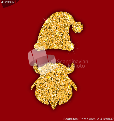 Image of Glitter Santa\'s Hat and Beard