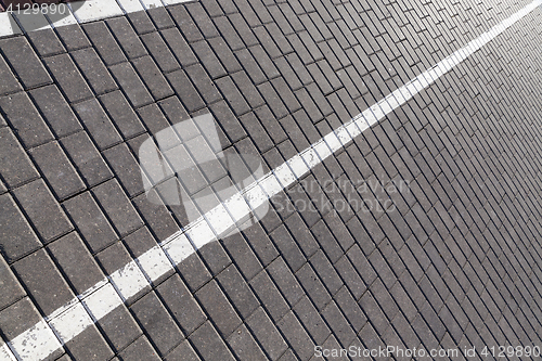 Image of road markings, close-up