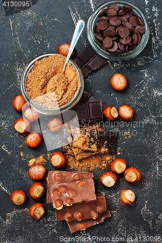 Image of cocoa and chocolate