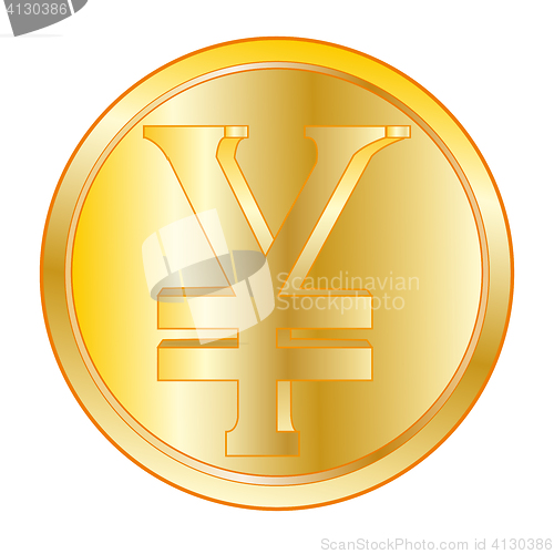 Image of Coin with sign JPY