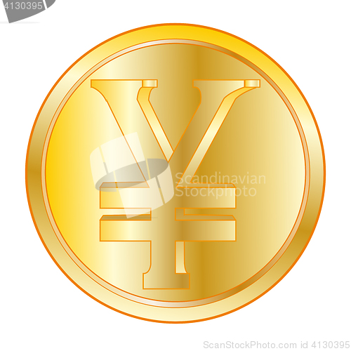 Image of Coin with sign JPY