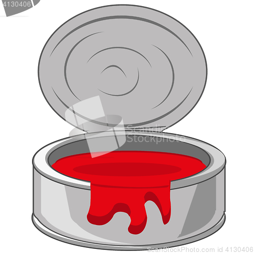 Image of Red paint in bank