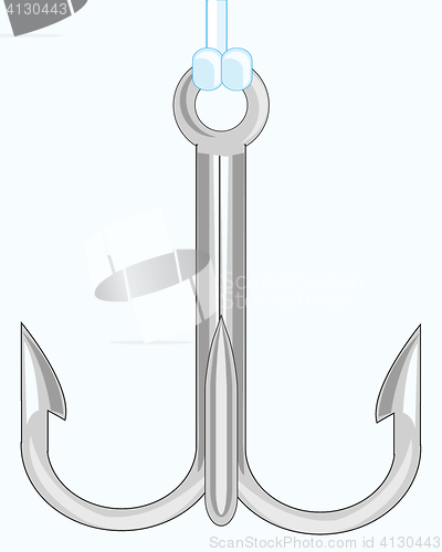 Image of Hook with three teeths