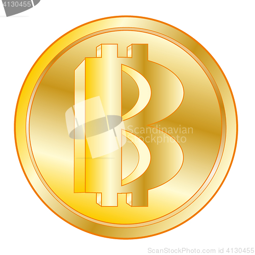 Image of Virtual coin bitcoin