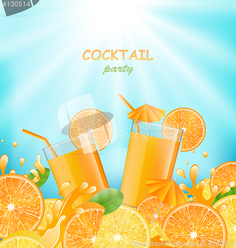 Image of Abstract Banner for Cocktail Party