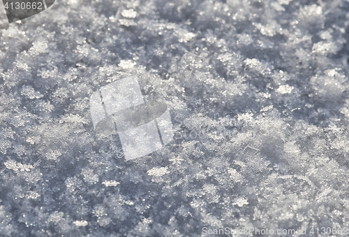 Image of Snow texture, macro