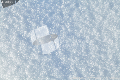 Image of Snow texture, macro