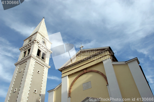 Image of Church in the city Vrsar, Istria, Croatia