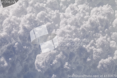 Image of Snow texture, macro