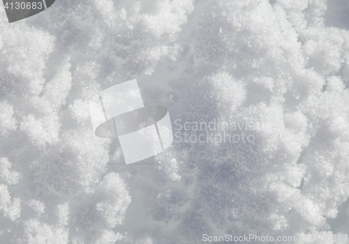 Image of Snow texture, macro