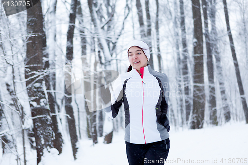 Image of Young girl engaged in sports