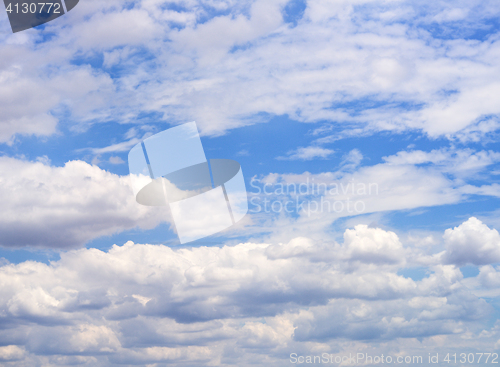 Image of blue sky background