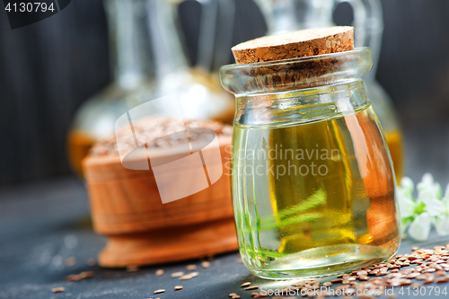 Image of flax seed and oil