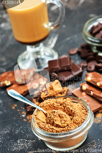 Image of cocoa and chocolate