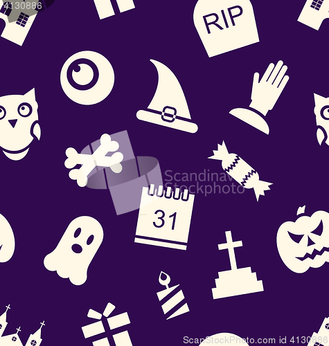 Image of Halloween Seamless Pattern