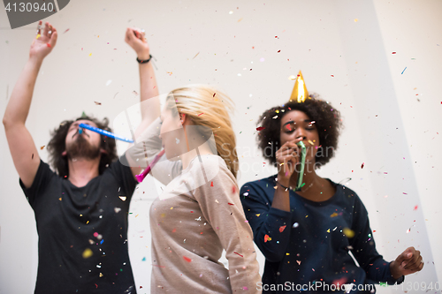 Image of confetti party