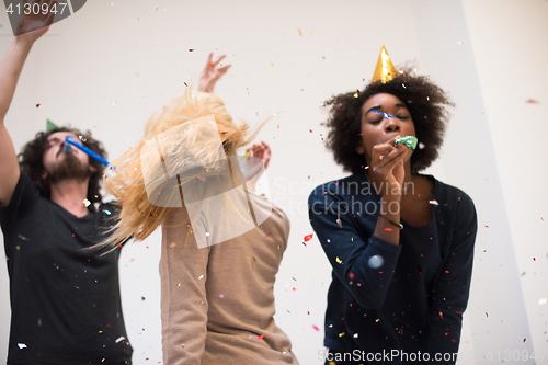 Image of confetti party