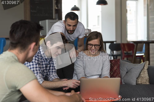 Image of team meeting and brainstorming