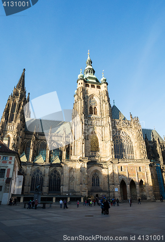 Image of St. Vitus cathedral in Prague Czech Republic 