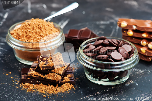 Image of cocoa and chocolate
