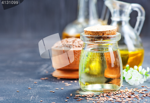 Image of flax seed and oil