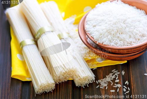 Image of rice noodles
