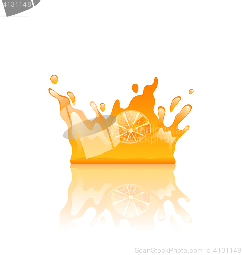 Image of Orange Juicy Splash Crown