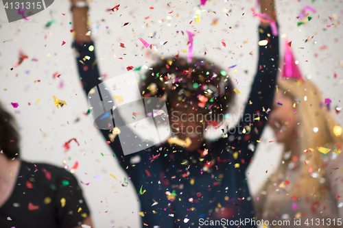 Image of confetti party