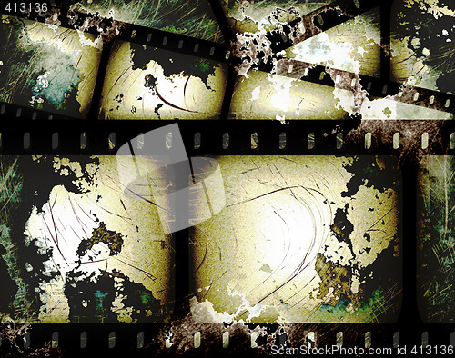 Image of abstract filmstrip