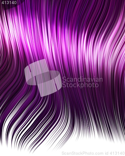 Image of purple anime hair