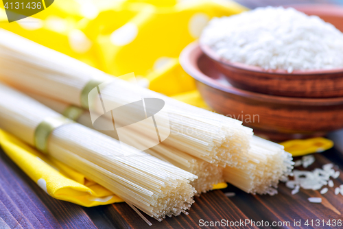 Image of rice noodles