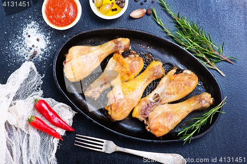 Image of fried chicken legs