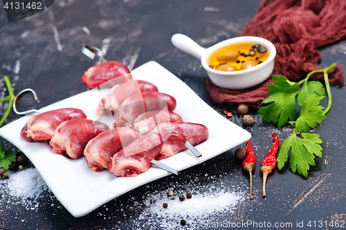 Image of duck hearts