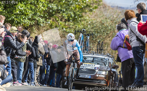 Image of The Cyclist Alexis Vuillermoz - Paris-Nice 2016 