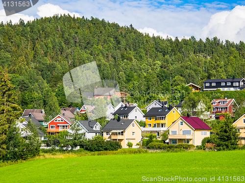 Image of Norwegian suburb near Oslo