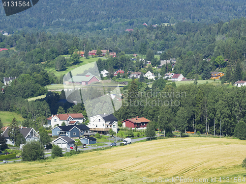 Image of Norwegian suburb near Oslo