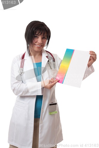 Image of Doctor or surgeon holding form