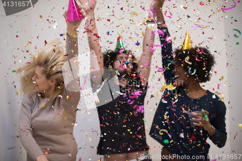 Image of confetti party