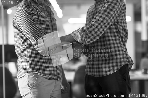 Image of start up business people  handshake