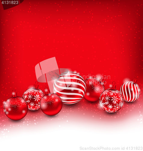 Image of Christmas and Happy New Year Abstract Background 