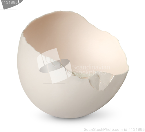 Image of Single half from crashed egg