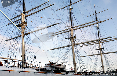 Image of Three-masted yacht