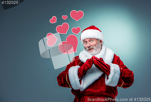 Image of smiling Santa Claus.